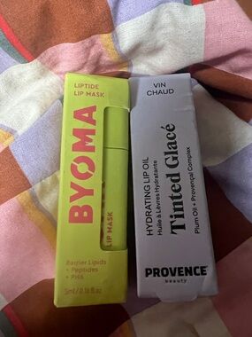 BYOMA & Provence lip duo / lip treatments and tint